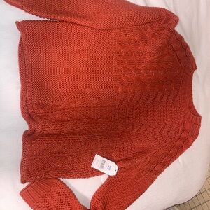 Time and Tru Women's Sweater - Burnt Orange